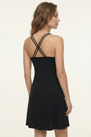 Vivisence Women Nightwear Set Two Piece Camisole And Robe Elegant Comfort, Black
