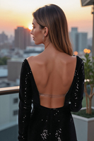 Vivisence Eve 1012 underwired push-up padded bra removable silicone straps backless - made in EU, black