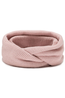 Vivisence Écharpe Tube Tricotée Femme Chaude Et Confortable Pour L’Hiver 7103, rose poudré