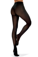 Vivisence Collants Pour Femmes 40 DEN Avec Renforcement Invisible Des Orteils Sans Section Distincte De Culottes Confort À La Taille Fabriqué En Pologne Lot De 3 Paire, nero