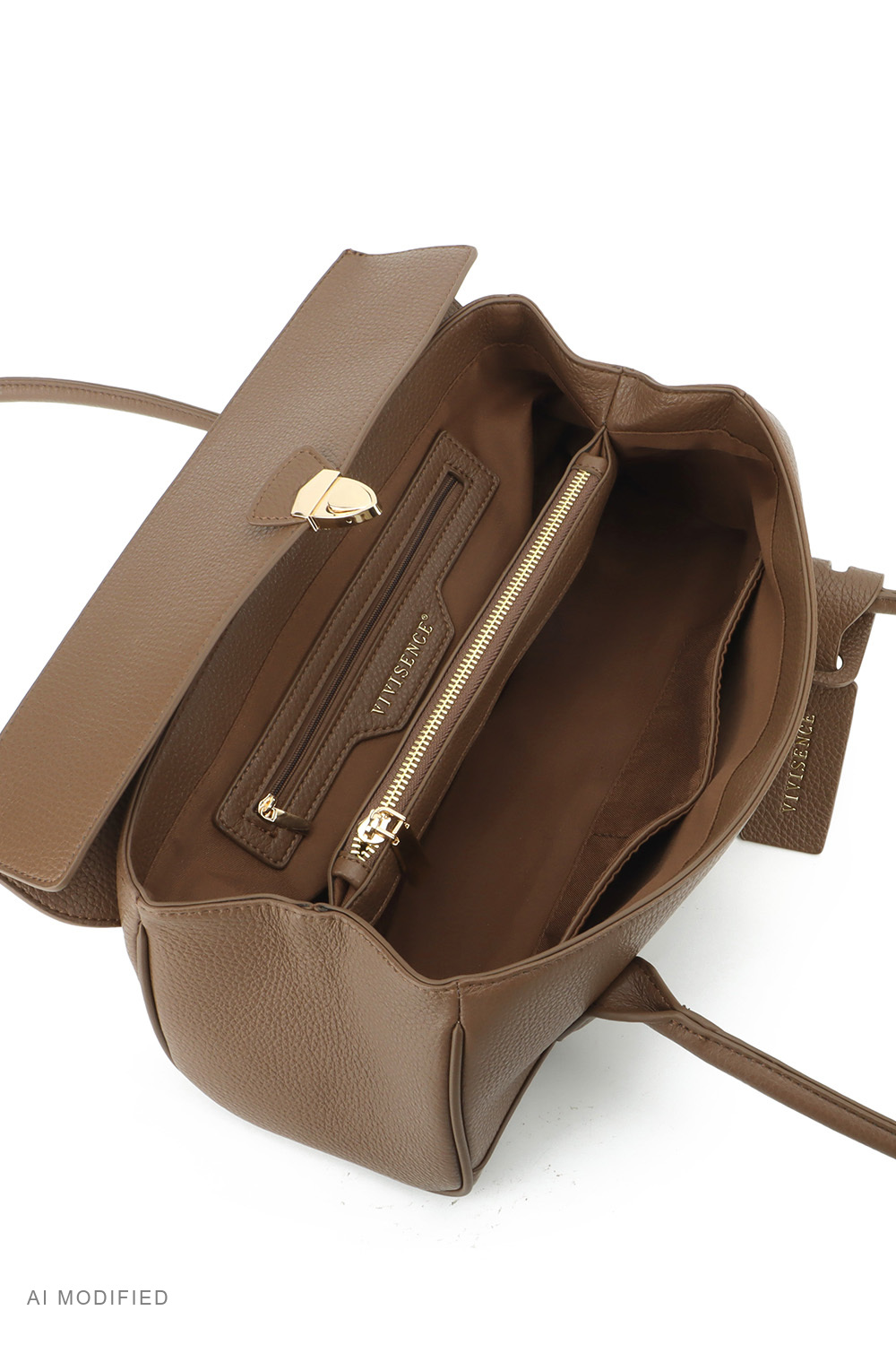 Vivisence T0039 Sacs a main sac à bandoulière, brun
