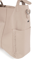 Vivisence Damen Handtasche Verstellbarer Schultergurt Alltag Tasche, Beige