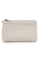 Vivisence Damen Schultertasche Mit Magnetklappe Und Kosmetiktasche Für Den Alltag, ecru