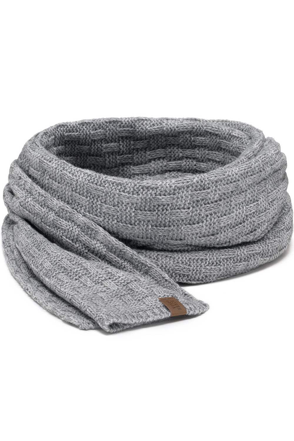 Vivisence Women's Winter Scarf Soft And Warm For Cold Days 7015S, light grey