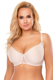 Vivisence femme soutien-gorge rembourré classique moulé 1046, beige