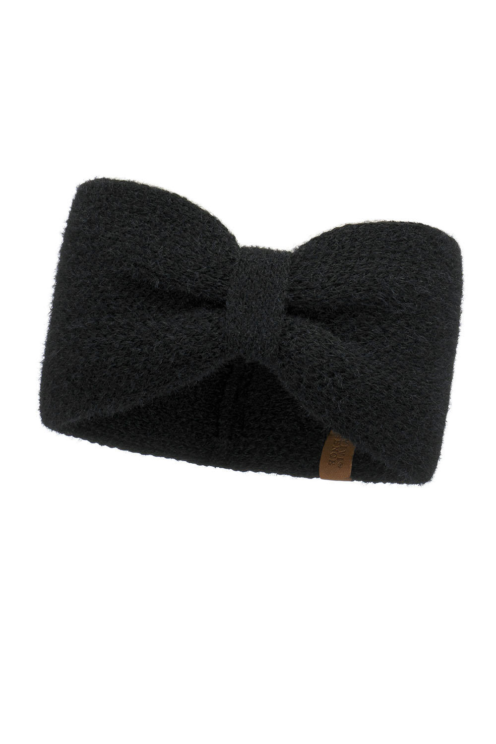 Vivisence Women Winter Headband Soft Knit With Twist Front Cozy Warmth, Black