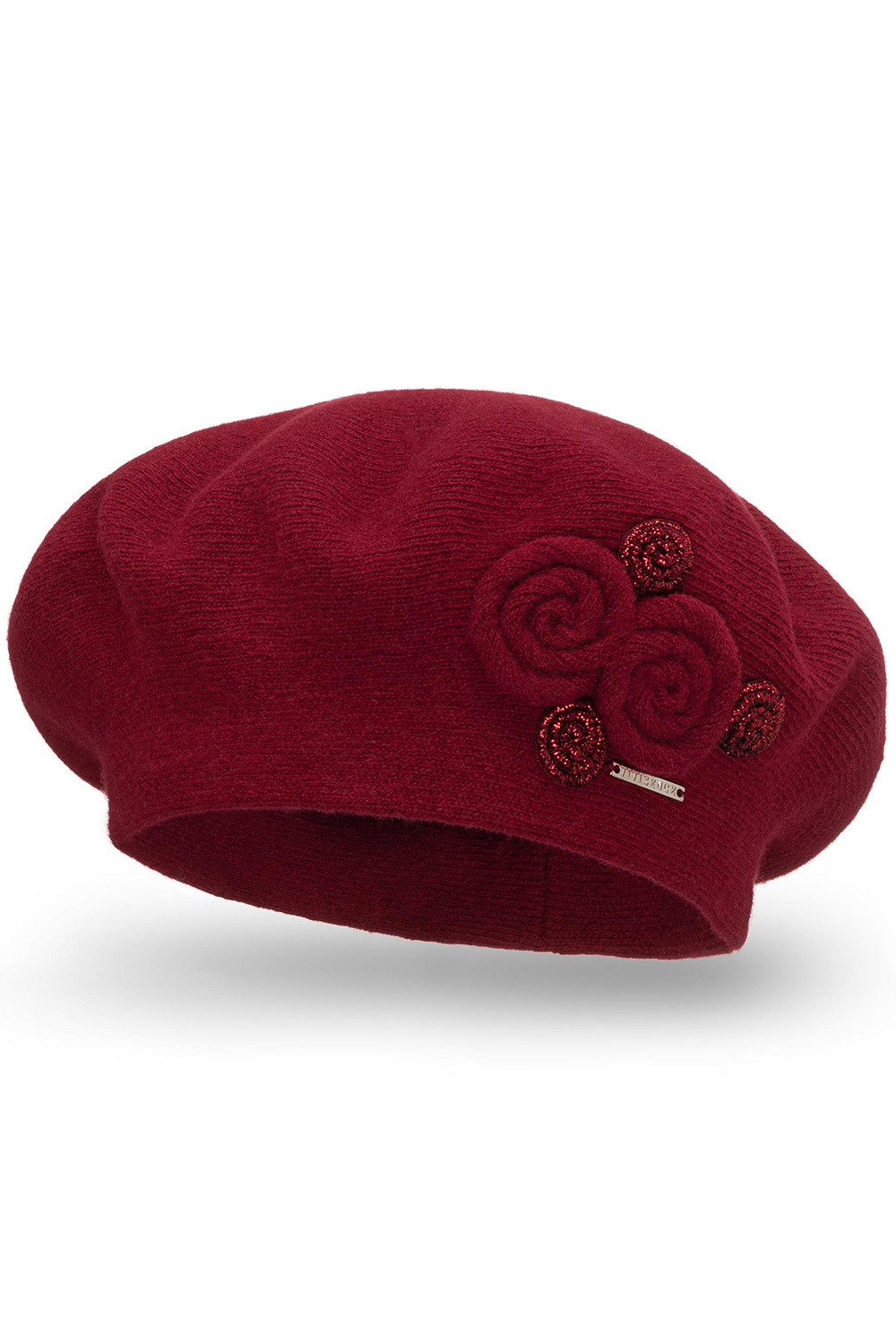 Vivisence Wool Beret For Women Protection Against Cold For Chilly Days 7037, maroon