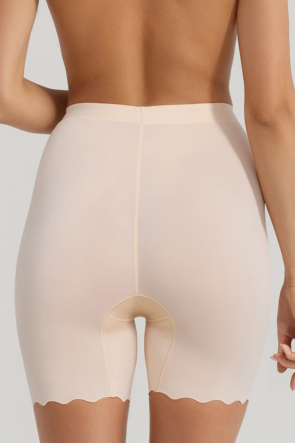 Vivisence Culotte Gainante Pour Femme Taille Haute Invisible Sous Vêtements 4103, beige