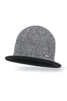 Vivisence Women's Winter Hat Classic Warm Yarn Everyday Look Gift Idea 7044, black houndstooth