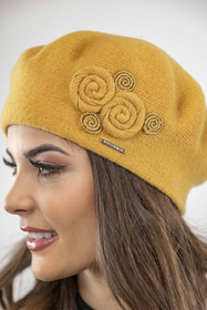 Vivisence Béret En Laine Femme Protection Thermique Pour Les Jours Froids 7037, miel