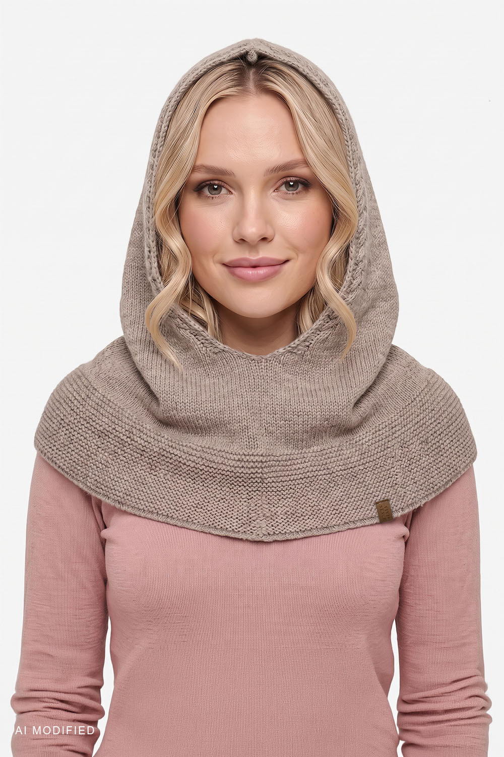 Kopfbeckeckungen Haube, Beige