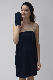 Vivisence serviette de bain pour femmes 5025, bleu foncé