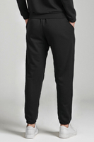 Vivisence Pantalon De Survêtement Femme Confortable Ceinture Élastique Poignets Côtelés Poches Latérales Tissu Doux Coton Mélangé Pour Détente Maison Sport Look Quotidien 9104,