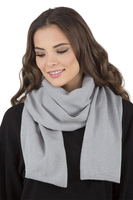 Vivisence Écharpe Femme Hiver Tricotée Chaude Et Confortable Journées Froides 7102, gris clair
