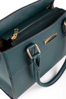 Vivisence Handtasche Damen Umhängetasche Alltag Komfort und Eleganz, Grün
