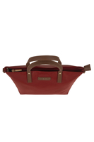 Vivisence Damen Handtasche Reißverschluss Mit Abnehmbarem Riemen Für Alltag, Rot