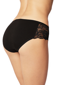 Vivisence slip féminin élégant confortable de haute qualité 4009, noir