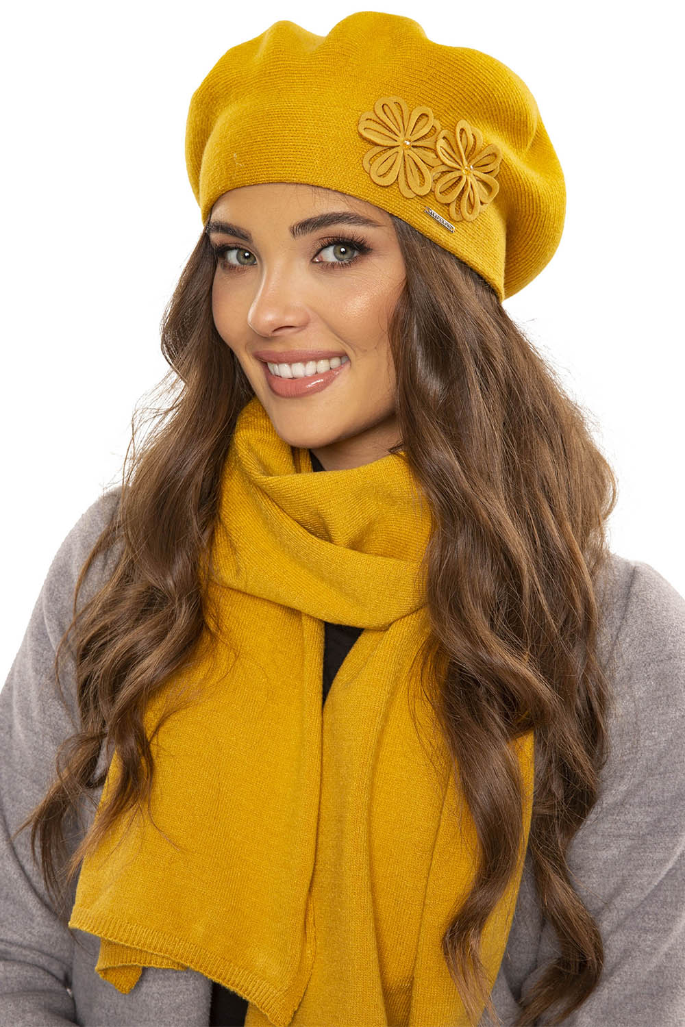 Vivisence Béret Femme Hiver Épais Et Chaud Idéal Pour Les Journées Froides 7007, miel