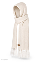 Kopfbeckeckungen Haube, Beige