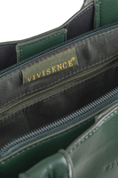 Vivisence Sac À Main Femme Trois Compartiments Parfait Style et Confort, vert