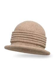 Vivisence Women's Hat Winter Classic Warm Yarn For Style And Warmth 7045, beige