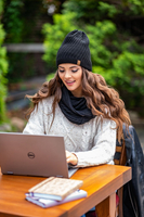 Vivisence Damen Mütze Winter Verlängertem Schnitt Wärmendem Garn Herbst 7017, schwarz