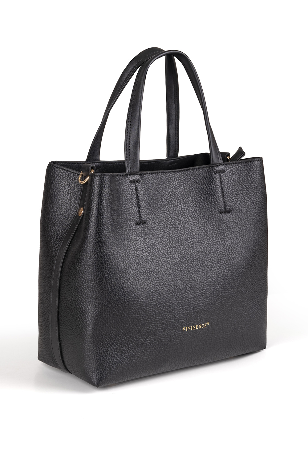 Vivisence Handtasche Damen Verstellbarer Schultergurt Alltag Komfort, Schwarz