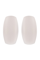 Vivisence coussinets de bretelle en silicone pour soutien-gorge 8001, blanc