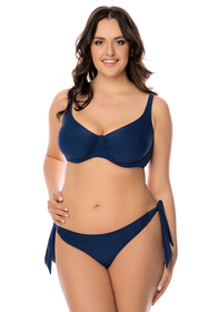 Vivisence smooth tied  bikini briefs 3004, dark blue