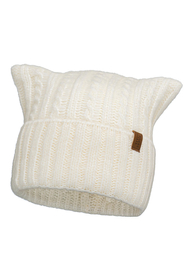 Vivisence Women Winter Hat Merino Wool Blend Soft Touch Cozy Warmth Comfort, ecru