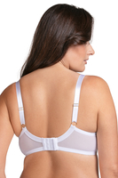 Vivisence Soutien-Gorge Semi-Rembourré Élégant Dentelle Florale Bretelles Réglables Maintien Optimal Sans Baleines Latérales Idéal Comme Cadeau,