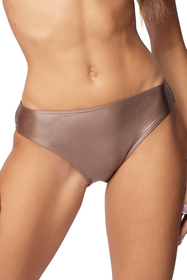 Vivisence  Ladies bikini bottoms floral pattern 3222M, Brown shine