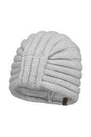 Vivisence Damen Mütze Weicher Merino Baumwollmix Für Komfort, Grau