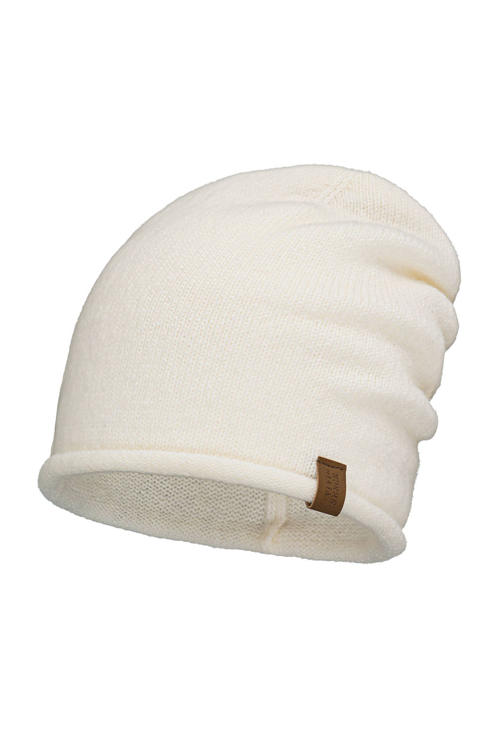 Vivisence Women's Winter Beanie Merino Wool Soft Warm Comfort For Cold Days, ecru