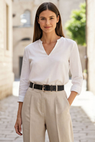 Vivisence Women's Belt Leather with Metal Buckle Ideal For Every Outfit P0001, black