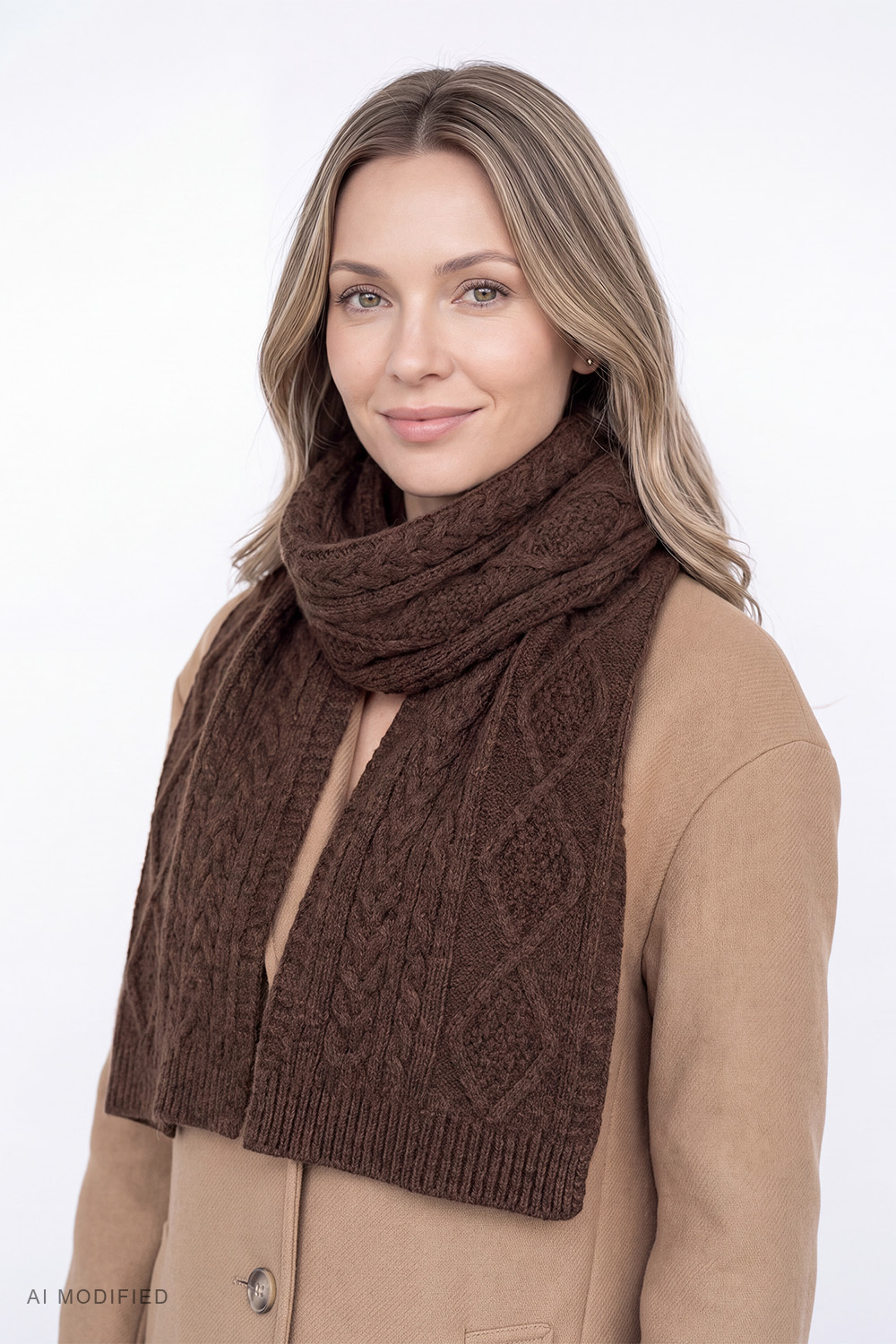 Vivisence 7124 Scarves and shawls Scarves, brązowy
