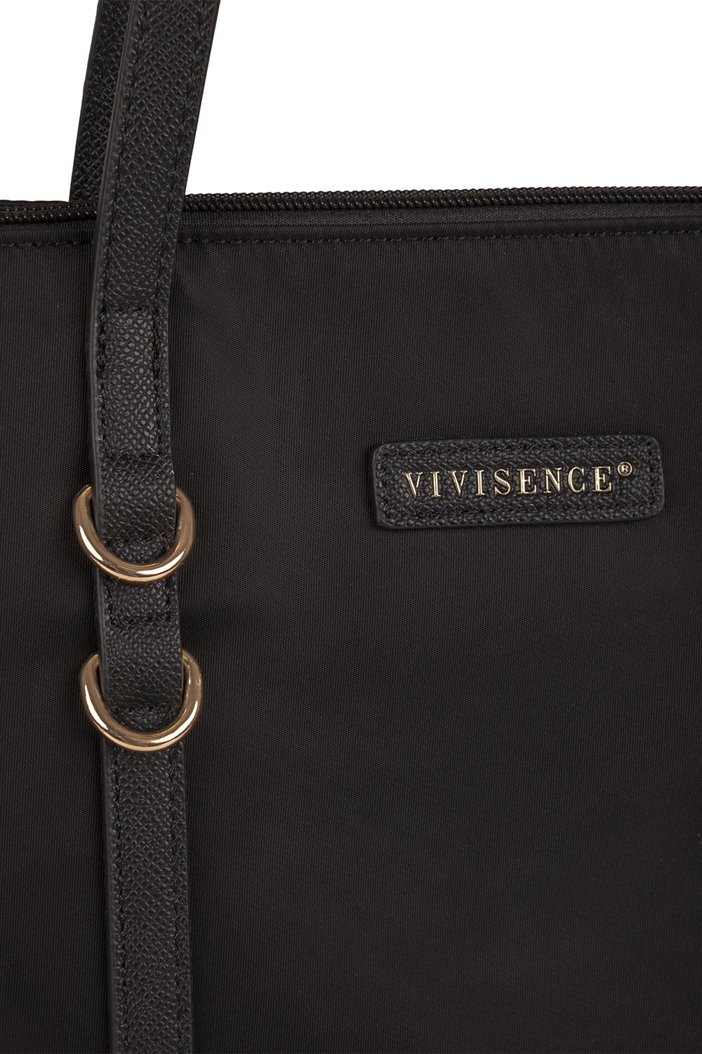 Vivisence Damen Umhängetasche Mit Reißverschluss Elegantes Design Für Alltag Komfort, Schwarz
