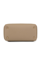 Vivisence Femme Sac À Main Zippé Avec Bandoulière Amovible Pour Le Quotidien, beige