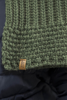 Vivisence Écharpe Tricotée Femme Classique Douce Et Chaude Pour L’Hiver 7016S, vert