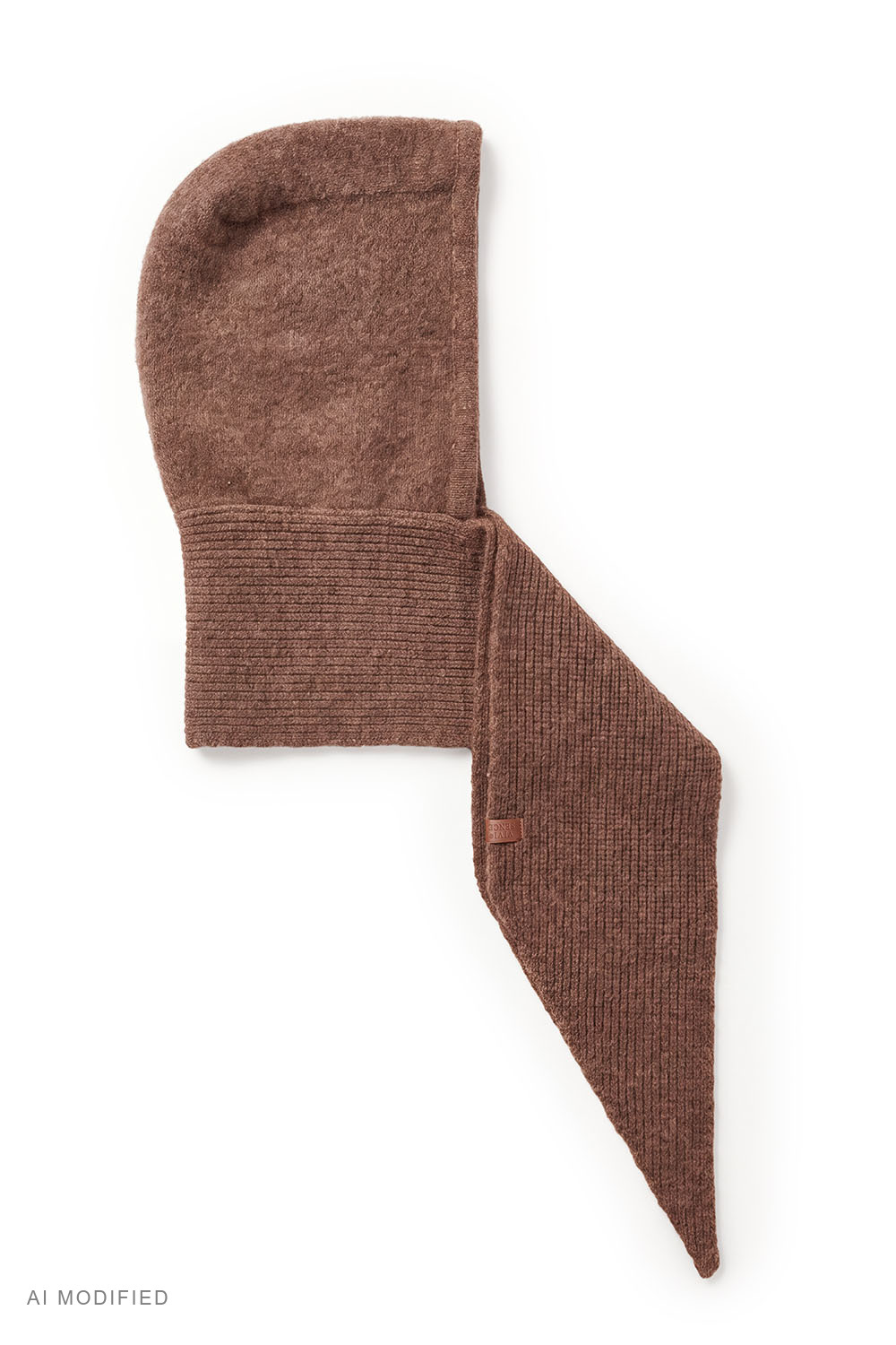 Vivisence Femme balaclava nouée devant ajustement parfait, brun