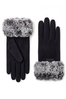 Vivisence 7227 Gants gants tricotés, noir