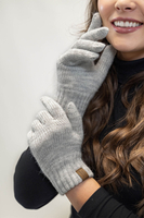 Vivisence Women's Winter Gloves Soft And Warm Ideal For Cold Weather 7014, beige melange