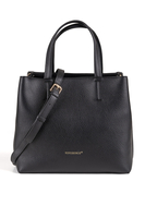 Vivisence Handtasche Damen Verstellbarer Schultergurt Alltag Komfort, Schwarz