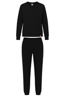Vivisence Femme Survêtement Avec Poches Idéal Pour Maison Quotidien Détente 9204, noir