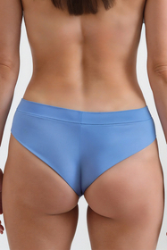 Vivisence Culotte Brésilienne pour Femme Slip Bresilien Viscose Confortable 4020, bleu ciel