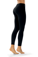 Vivisence Classic Leggings for Women's High Waisted Leggins with Wide Waistband Smooth High-Rise Stretch Fabric Perfect Fit Non-See-Through and Durable Design,