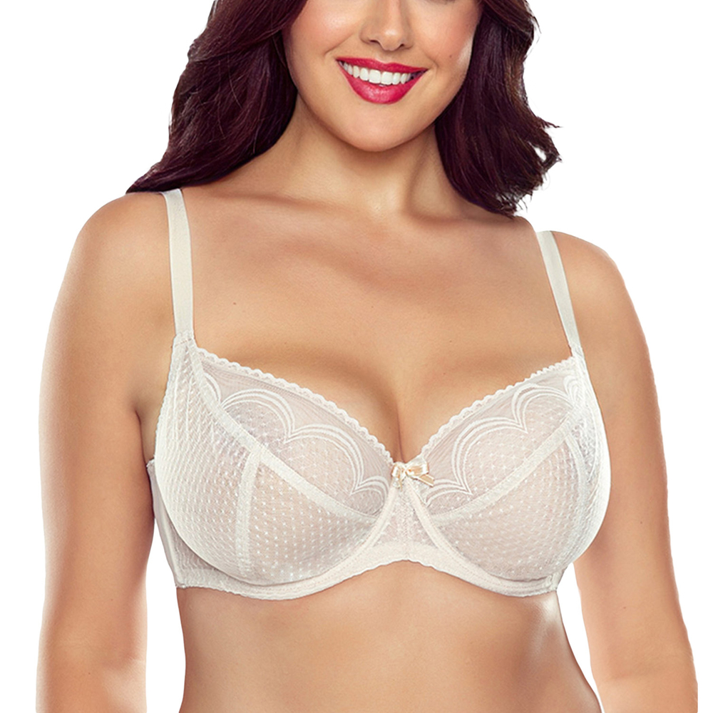 Vivisence Bügel BH Für Damen Netzstoff Softcups Elegante Und Feminine Looks 1050,