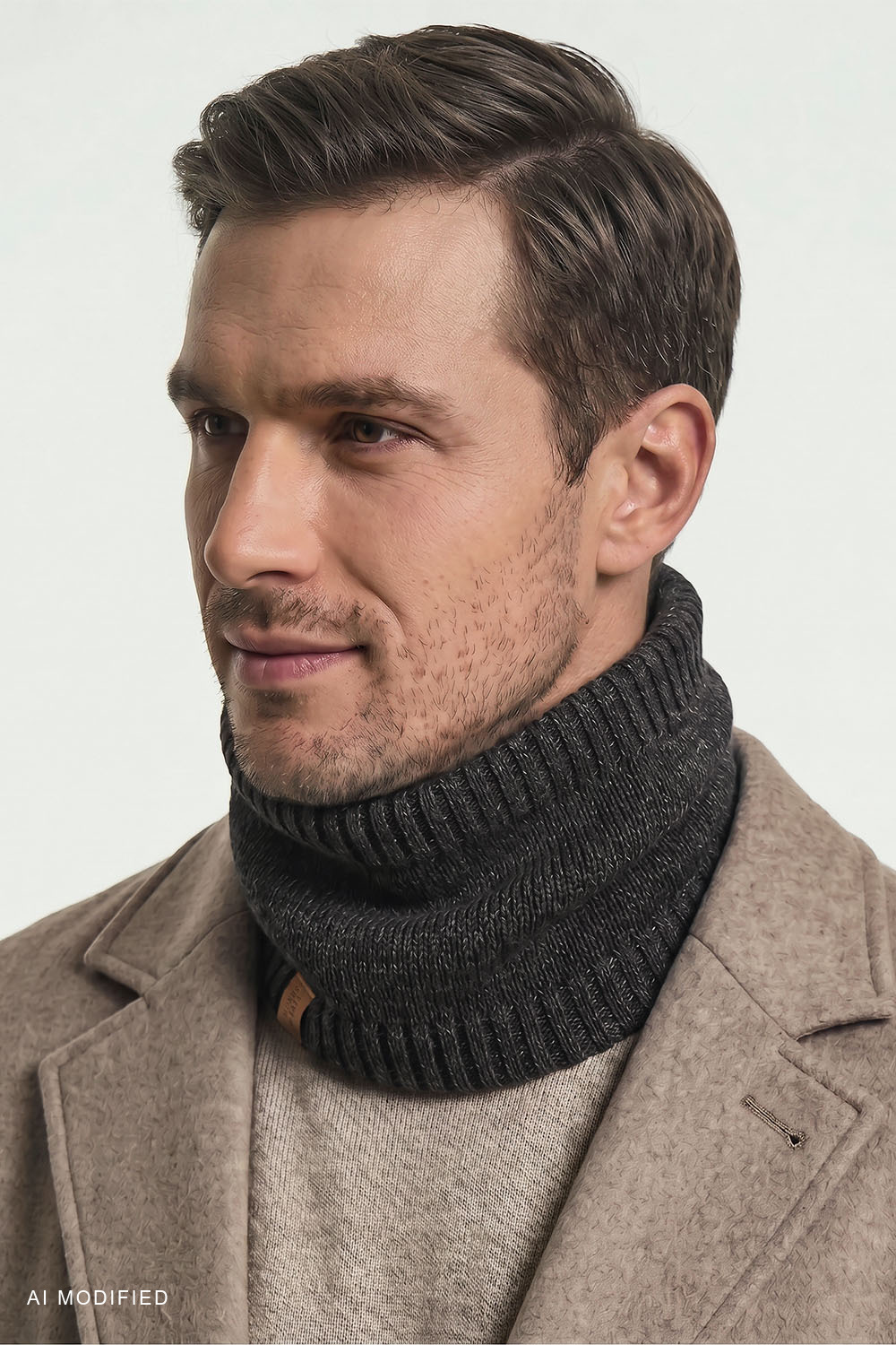 Sets Sets hat + loop scarf, Dark Grey