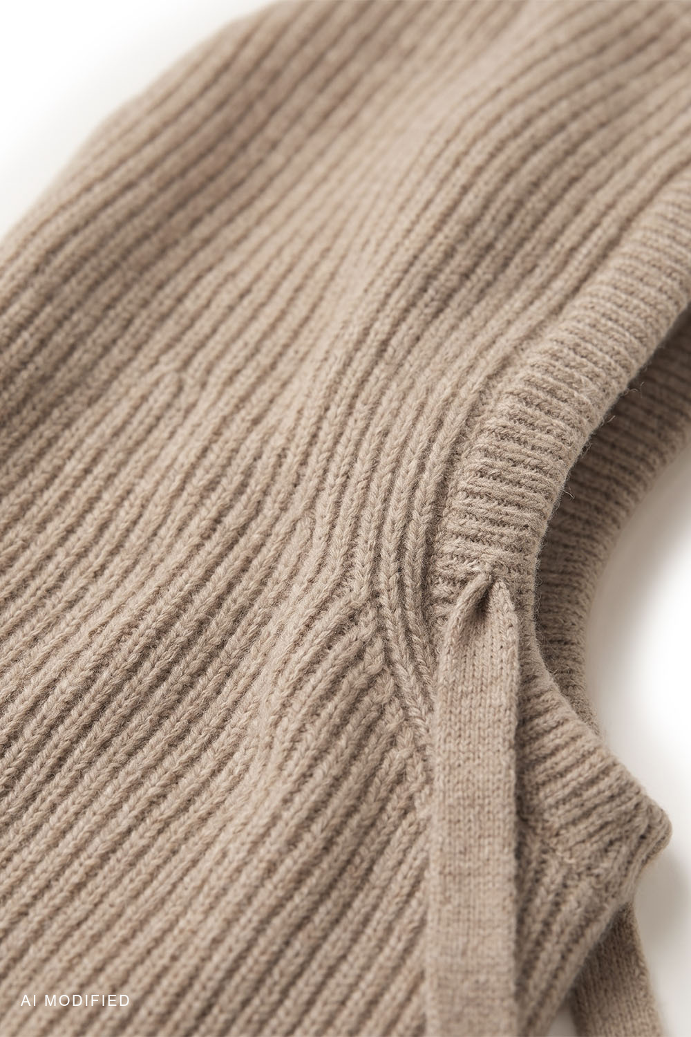Vivisence femme capuche à nouer ajustable protection complète tête, beige