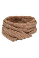 Vivisence Femme Écharpe Hivernale Laine Et Coton Douce Et Chaude Au Quotidien, beige